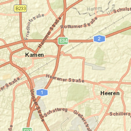Kamen Street Map