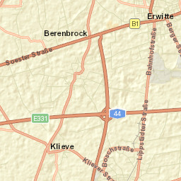 Erwitte Street Map
