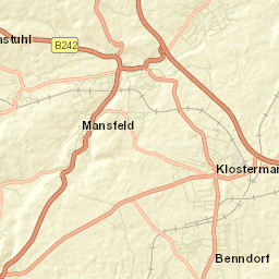 Benndorf Street Map