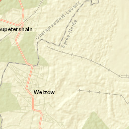 Welzow Street Map