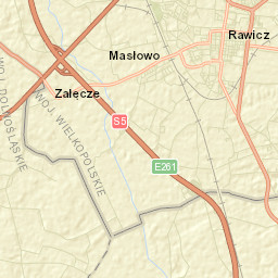 Rawicz Street Map