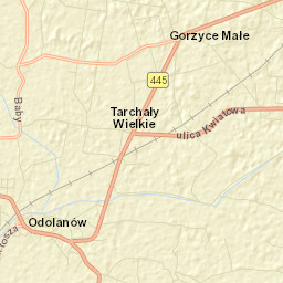 Odolanów Street Map