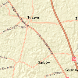 Tuszyn Street Map