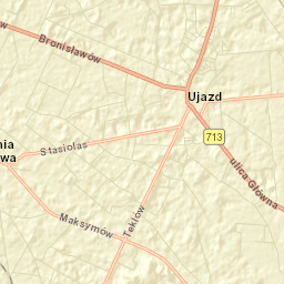 Ujazd Street Map