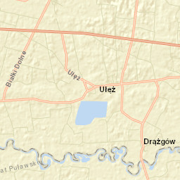 Ułęż Street Map