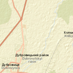 Dubrovytsya Street Map