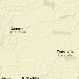 Chernihiv Raion Street Map