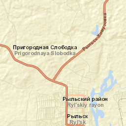 Ryl’sk Street Map