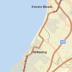 Severn Beach Street Map