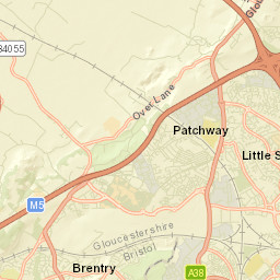 Almondsbury Street Map