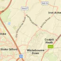 Stoke Gifford Street Map