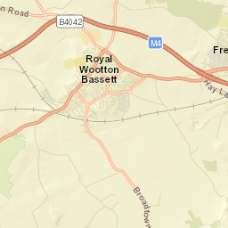 Royal Wootton Bassett Street Map