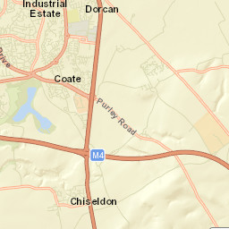 Chiseldon Street Map