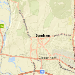 Farnham Royal Street Map