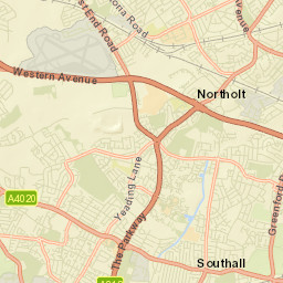 Northolt Street Map