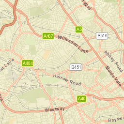Bayswater Street Map