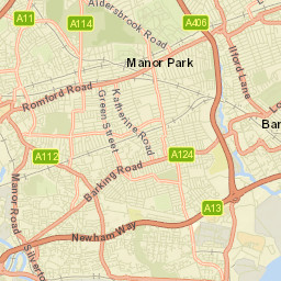 Barking Street Map