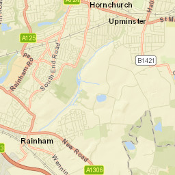 Upminster Street Map