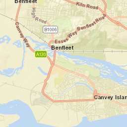 Canvey Island Street Map