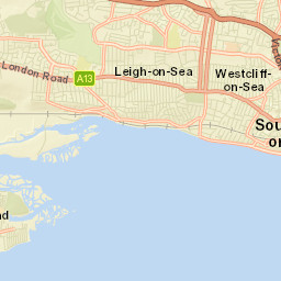 Westcliff-on-Sea Street Map