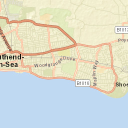 Southend-on-Sea Street Map