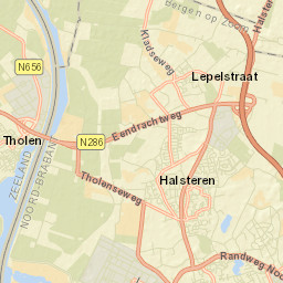 Halsteren Street Map