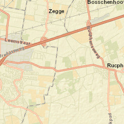 Bosschenhoofd Street Map