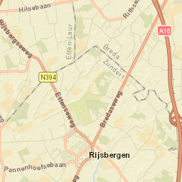 Rijsbergen Street Map