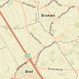 Salderes Street Map