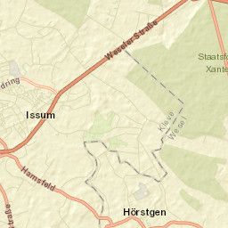 Issum Street Map