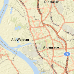 Dinslaken Street Map