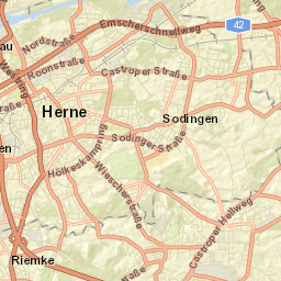 Herne Street Map