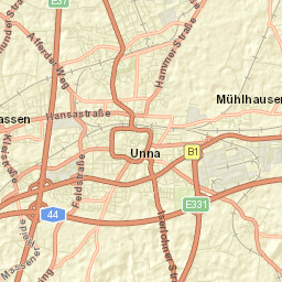Unna Street Map