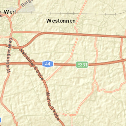 Werl Street Map