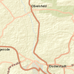 Obernfeld Street Map