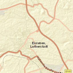 Eisleben Lutherstadt Street Map