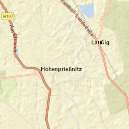 Laußig Street Map