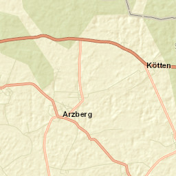 Arzberg Street Map
