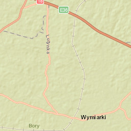 Wymiarki Street Map