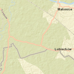 Małomice Street Map