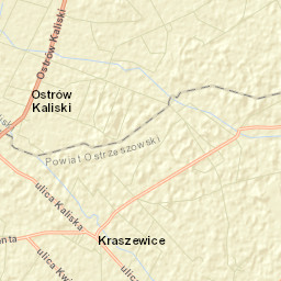 Kraszewice Street Map