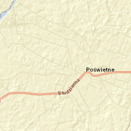 Poświętne Street Map