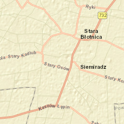 Stara Błotnica Street Map