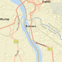 Dęblin Street Map