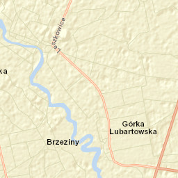 Powiat lubartowski Street Map
