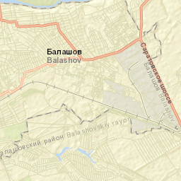 Balashov Street Map