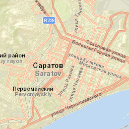 Saratov Street Map