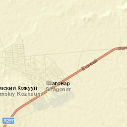 Shagonar Street Map