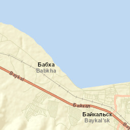 Baykal’sk Street Map