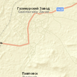 Gazimurskiy Zavod Street Map